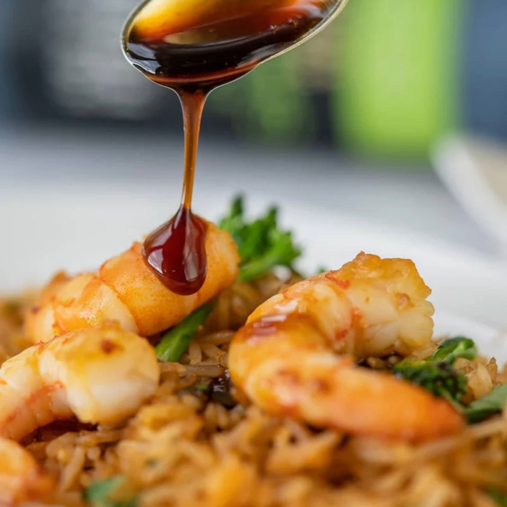 Sweet Soy Honey Sauce with Chilli and Black Garlic