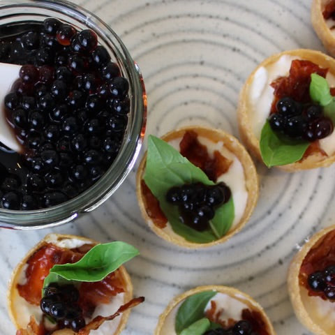 Blackberry & Thyme Balsamic Pearls