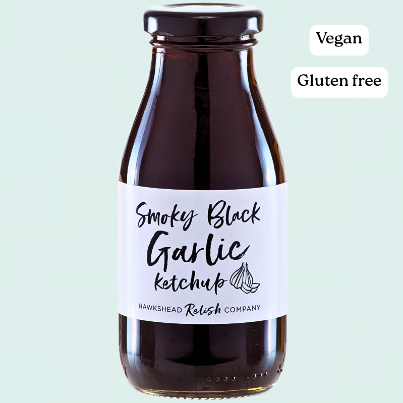Smoky Black Garlic Ketchup
