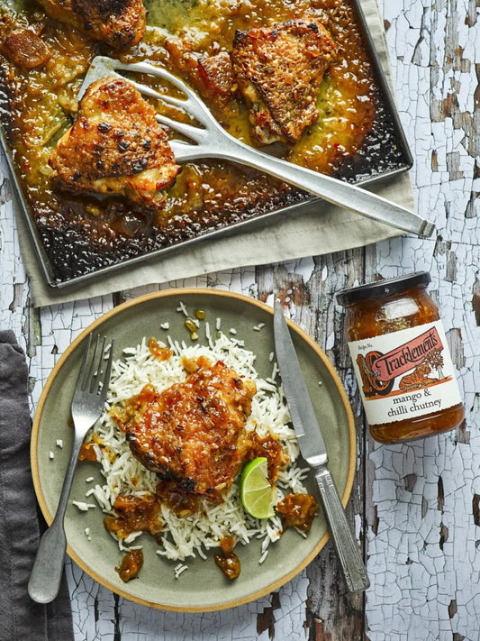 Sticky Hot Mango Chicken