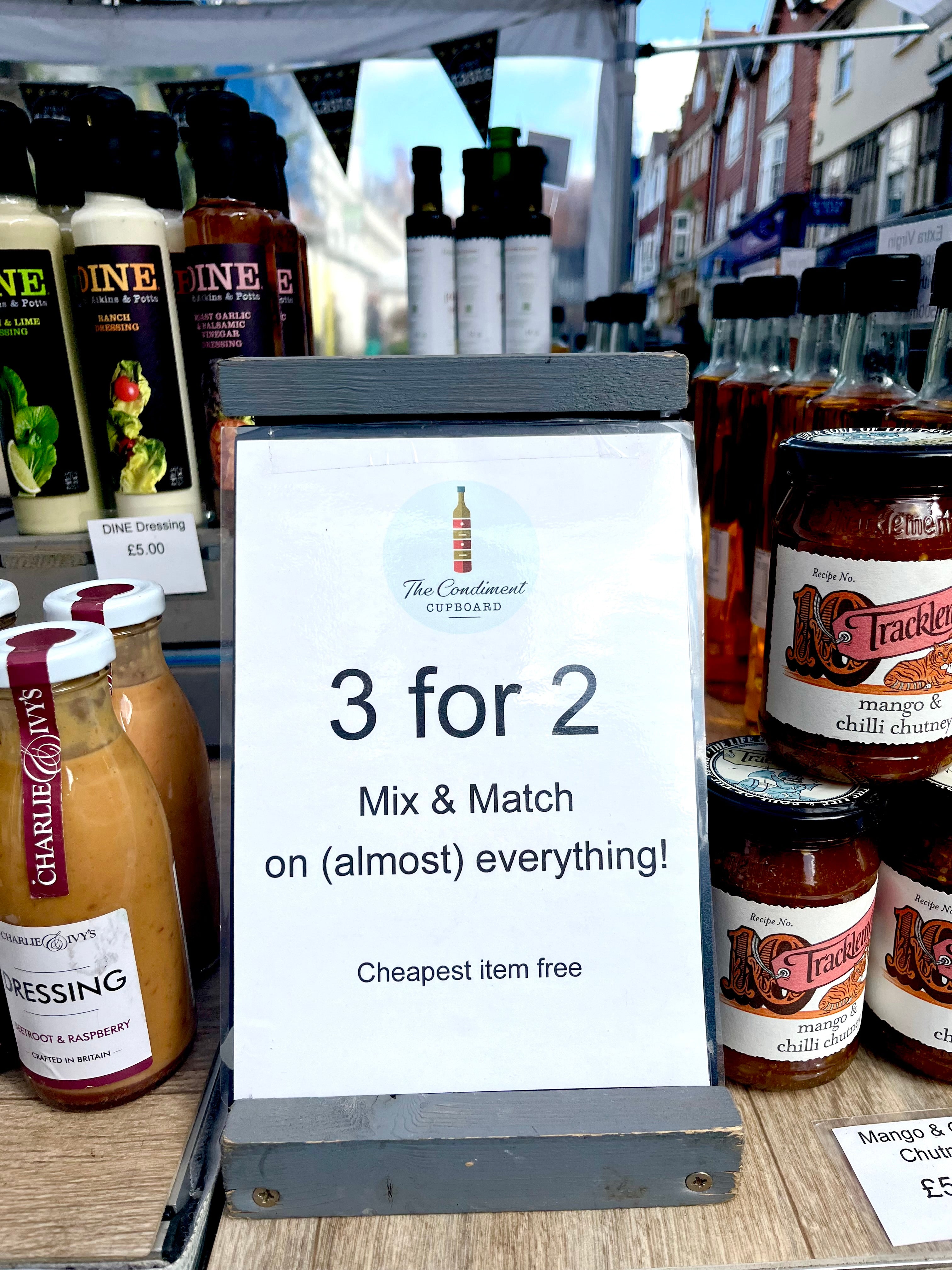 3 for 2 Offer Ending – thecondimentcupboard.co.uk