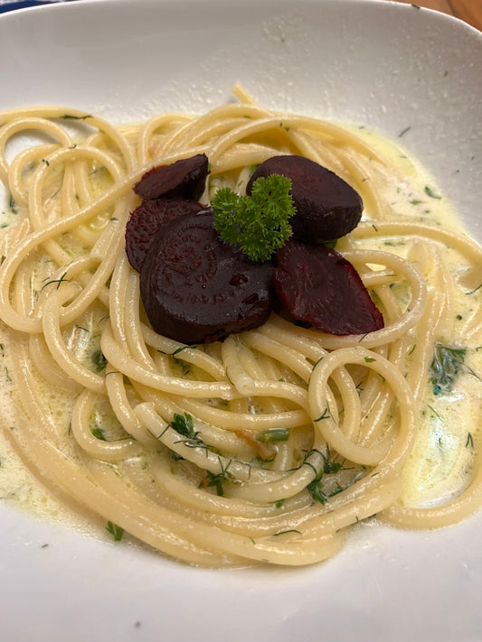 Lemon & Mascarpone Bucatini