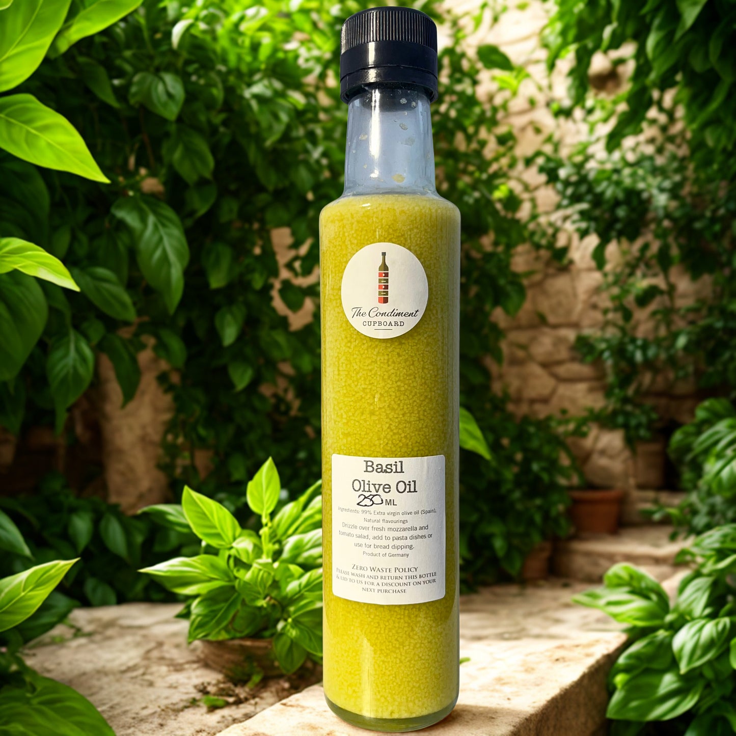 Extra Virgin Olive Oil with Basil