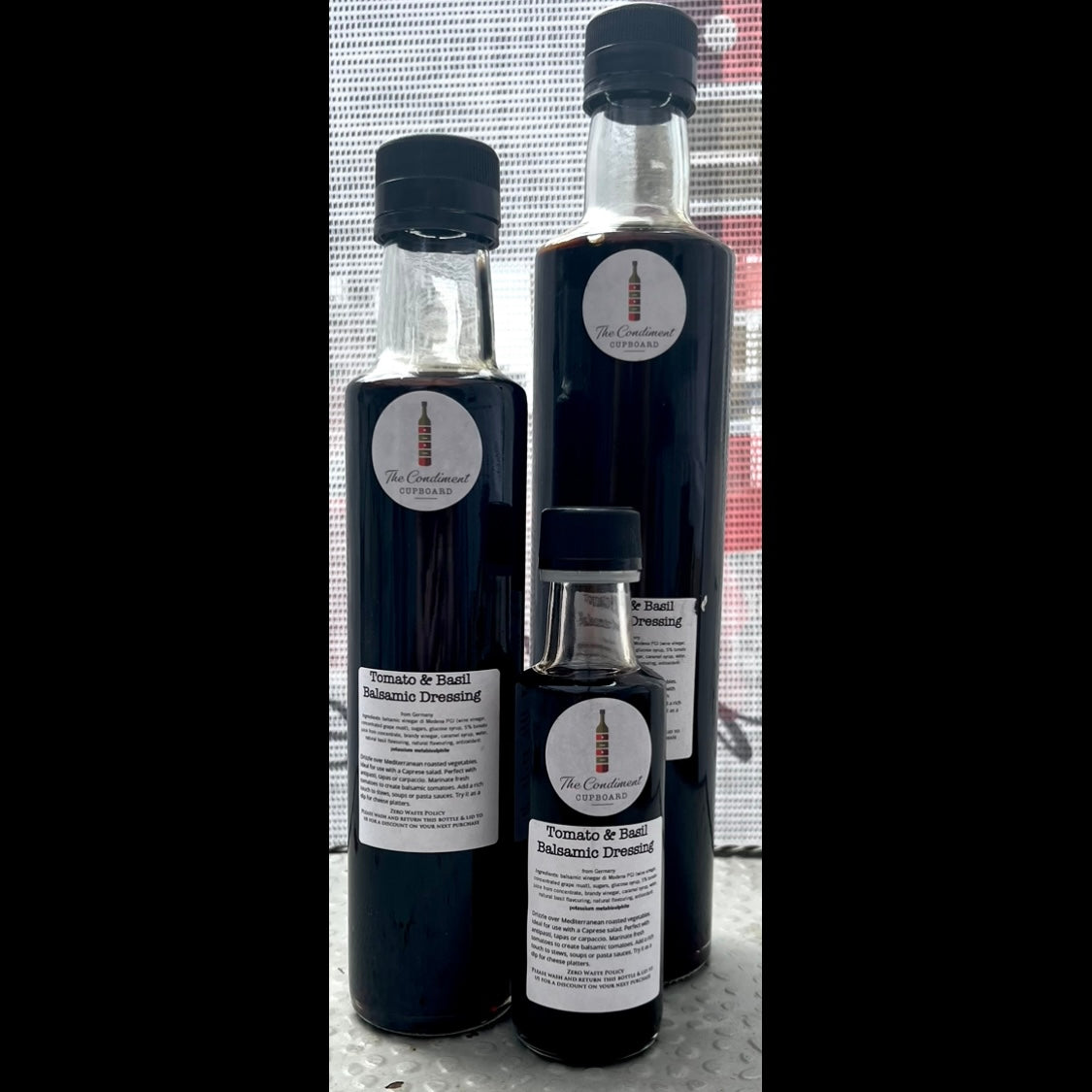 Tomato & Basil Flavoured Balsamic Dressing