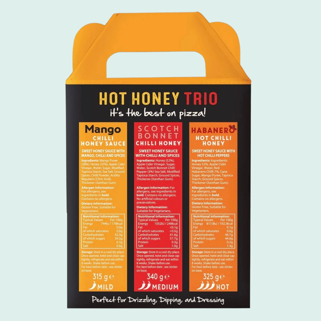 Hot Honey Sauce Trio
